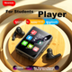 Newsmy A18 32 ГБ MP3/MP4-плеєр, портативний музичний плеєр без втрат, електронна книга для студентів, диктофон, зовнішній динамік, Bluetooth 5.3, пристрій для прослуховування та повторення англійської мови з сенсорним екраном - зображення 12