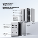 Hagibis Audio Expansion Dock, настольный концентратор расширения, многопортовый USB-адаптер, корпус для жесткого диска Type-C, совместимость с M.2 Thunderbolt 4, подходит для компьютеров Apple и ноутбуков Mac, преобразователь сетевых портов. - изображение 6