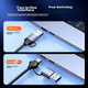 Відеокарта BIAZE HDMI, вхід високої чіткості 4K, сумісна з Switch/NS/PS5/4, для ігрових телефонів та камер, пряма трансляція та запис, пристрій захоплення з двома виходами USB/Type-C для комп'ютера - изображение 4