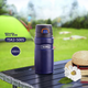 Термокружка THERMOS, нержавеющая сталь 316, для студентов и мужчин, 500 мл, для чая/холодного/горячего, модель TSK2-500S NVB, цвет Atlantic Blue. - изображение 4