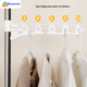 Сушарка для одягу Baoyouni Bay Window, телескопічна, з нержавіючої сталі, від підлоги до стелі - изображение 3