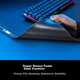 Килимок для миші ROG Huaying ACE XXL, великий килимок для миші, килимок для комп'ютерного столу, гумова основа, потрійний захист, килимок для миші у формі луски дракона - зображення 5