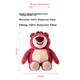 MINISO Disney Official Плюшева іграшка Полуничний ведмедик, дитяча іграшка-подушка, подарунок на день народження для дівчини - зображення 9