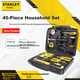 Набор STANLEY инструментов бытовых, 45 предметов, MC-045-23 - изображение 1