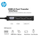 Адаптер розширення док-станції HP Type-C для HDMI/VGA/10 Gigabit Ethernet, перетворювач інтерфейсу мережевого кабелю, розширювальна док-станція для ноутбука - изображение 5