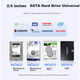 Внешний корпус для жесткого диска ORICO, 2,5-дюймовый USB 3.0 SATA, корпус для ноутбука, подходит для SSD и механических накопителей, черный, модель 2521U3 (модернизация). - изображение 7