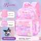 Детский рюкзак Hello Kitty Kuromi для девочек, мультяшный рюкзак для детей от 2 до 6 лет, сумка через плечо для детей, DB96586B, фиолетовый. - изображение 4