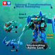 AULDEY Quantum Team Трансформирующийся робот Flash Change Combination Mecha Breakthrough War God Детская игрушка, подарок на день рождения для мальчиков - изображение 5