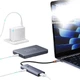 Док-станция расширения Baseus USB 3.0, адаптер для зарядки, разветвитель Type-C, универсальный конвертер Thunderbolt 4 для ноутбуков Huawei. - изображение 2