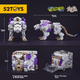 52TOYS Білий тигр-трансформер, іграшка-трансформер, модна фігурка механіка національного виробництва, для хлопчиків старше 14 років, подарунок для хлопця - зображення 5