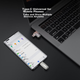 Флеш-накопичувач Netac 128 ГБ Type-C USB 3.2 Gen 1 U785C для прямого підключення телефону, повністю металевий міні-USB-накопичувач, універсальний флеш-накопичувач з двома інтерфейсами Type-C для телефонів та комп'ютерів - зображення 5