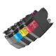 Чорнильний картридж Huiwei LC492XL, сумісний з принтерами Brother MFC-J3540DW MFC-J2340DW MFC-J3940DW Brother, чорнильний картридж Lc492, чорний та кольоровий (2 чорних + 3 кольорових) - зображення 5