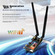 Игровая гигабитная сетевая карта WiFi 7 EDUP BE200, трехдиапазонный интерфейс PCIe для настольных компьютеров 8774M, беспроводной приемник WiFi Bluetooth 5.4 - BE9715 - изображение 7