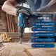 Электродрель BOSCH, ударная дрель, ручная дрель, шуруповерт, плоская дрель, ударная дрель с литий-ионным аккумулятором 18 В GSB183-LI с двумя батареями. - изображение 5