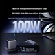 Ugreen Type-C до Dual HDMI Triple Display Dock USB-C Thunderbolt 5/4 10G адаптер 4K60Hz Multi-Screen Expansion для ноутбуків Lenovo Xiaomi MST - изображение 10