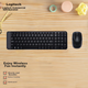 Комплект Logitech MK220 Wireless клавиатура+мышь - зображення 3