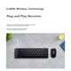 Комплект Logitech MK220 Wireless клавиатура+мышь - зображення 7