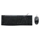 Logitech MK200 [корпоративний клас] Дротова клавіатура та миша, USB, сумісні для настільних комп'ютерів та ноутбуків, повнорозмірні [знижка при оптовому замовленні] - зображення 5