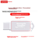 Флеш память USB Lenovo SS360 64GB USB 3.2 Gen1 + Type-C Silver - изображение 9