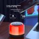 Беспроводная колонка HP S02 Bluetooth, миниатюрная, с цветными световыми эффектами, ритмичная, для компьютера, телефона, домашнего использования, мини-сабвуфер, небольшая портативная беспроводная колонка TWS для использования на открытом воздухе. - изображение 8