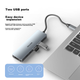 Док-станция расширения Lenovo Ecosystem Brand Yinengzhe Type-C, кабель USB-C — HDMI, разветвитель для док-станции, трансляция экрана 4K 60 Гц, быстрая зарядка PD для ноутбука. - изображение 4