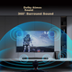 Саундбар TCL S55H з Dolby Atmos DTS Virtual:X, потужним незалежним сабвуфером 220 Вт, комплект розумних Bluetooth-колонок для домашнього кінотеатру - зображення 4