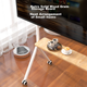 Подставка для телевизора ProPre TV Cart Artistic TV Stand, напольный кронштейн для мобильного и настенного крепления, белый, универсальный, подходит для телевизоров TCL, Hisense, Skyworth и других марок с диагональю экрана от 42 до 86 дюймов. - изображение 4