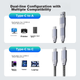 USB-концентратор Yottamaster USB 3.2, 4-портовая док-станция расширения, многопортовый адаптер, совместимый с компьютерами Black Myth: Wukong и настольными компьютерами, с разъемом питания Type-C, длина кабеля 0,5 метра. - изображение 9