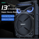 Портативная колонка для квадратных танцев Soaiy T82 с ручкой, беспроводная Bluetooth-колонка для караоке на открытом воздухе с высокой громкостью, глубокими басами и отображением текста песен. - изображение 4