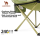 Складной походный стул CAMEL Outdoor Refined с подлокотником, спинкой, для рыбалки, шезлонг, кресло-луна 1J32265970D - зображення 5