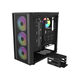 Корпус CoolerMaster Box600 Mesh Black ATX Mid-Tower с задней панелью ввода/вывода, поддержкой установки материнской платы сзади, перфорированной передней панелью, боковой панелью из стали и стекла, поддержкой двух 360-мм радиаторов. - изображение 6