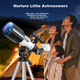 Астрономический телескоп Celestron 70400L для наблюдения за Луной с экраном, подходит для детей и студентов. Образовательный подарок на день рождения или праздник. - изображение 3