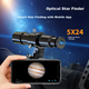 Астрономический телескоп Celestron 70400L для наблюдения за Луной с экраном, подходит для детей и студентов. Образовательный подарок на день рождения или праздник. - изображение 4