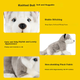 Мягкая плюшевая игрушка AI CAN China National Geographic Pet, подушка-компаньон для сна, хаски, для мальчиков и девочек, подарок на праздник или день рождения. - зображення 8