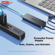 Lenovo USB 3.0 металевий 4-портовий високошвидкісний концентратор док-станція типу C блок живлення для ноутбука багатопортовий адаптер-розширювач - зображення 6