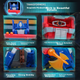 Детская игрушечная машинка-трансформер, фигурка робота, подарок для мальчиков, версия 86, командирский класс Оптимус Прайм F8514 - изображение 6