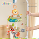 Мобільна ліжечко для новонароджених Jollybaby, підвісна обертова музична підвіска, іграшка для немовлят 0-1 рік, світ джунглів - зображення 5