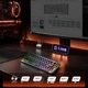 Геймерська магнітна клавіатура DAREU COOL68 Ice black Дротова, RGB Підсвічування, lightbox, 68 keys, 8000Hz/s., Switch 0.1mm. Rapid Trigger UA + ENG - зображення 15