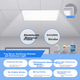 Светильник NVC LED панельный 300х600, полный спектр, для кухни и ванной, алюминиевый - изображение 5