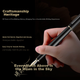 Ручка HERO Pen Zhenrong Series Luxury из 10-каратного золота для подписи, подарочная, черно-золотая - изображение 5