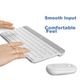Комплект клавиатуры и мыши Logitech MK470 беспроводной с приемником 2.4 ГГц, мембранный, белый - изображение 6