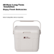 MOBIGARDEN Frost 22L Cooler Box, контейнер великої місткості для кемпінгу на свіжому повітрі, NX23684002, колір: місячно-білий - изображение 7