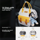 Сумка для мамы KIDSAPRO Mommy Bag, легкая ручная сумка для коляски, переноска для малыша на два плеча, небольшой чехол, Butter Cookies - изображение 7