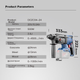 Аккумуляторная бесщеточная литий-ионная ударная дрель Dongcheng 20 В, электрический отбойный молоток, ударная дрель, бетонорез DCZC04-24H2M - изображение 5