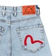 Чоловічі джинсові шорти блакитні EVISU Hello Kitty 33(Р) (1027-126-E1) - изображение 5