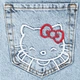 Чоловічі джинсові шорти блакитні EVISU Hello Kitty 33(Р) (1027-126-E1) - изображение 6