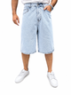 Чоловічі джинсові шорти блакитні EVISU 34(Р) (1060-1) - изображение 7