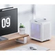 Мини-корпус JONSBO C6 ITX белого цвета (четырехсторонняя сетчатая панель/три места для вентиляторов/разъем Type-C на передней панели/блок питания ATX/кулер для процессора ≤170 мм/видеокарта 255 мм) - зображення 4