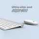 Комплект клавіатура+миша бездротові Logitech MK470, мембранна, чорний - зображення 6