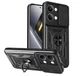 Чехол Primo Shockproof для Poco X8 Pro Max - противоударный, с подставкой и шторкой для камеры - Black - изображение 2
